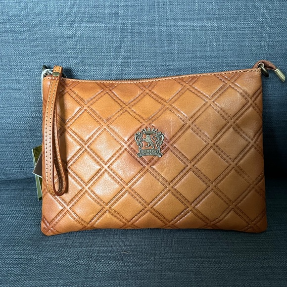NWT PRATESI FIRENZE CROSSBODY SHOULDER BAG WRISTLET PURSE POUCH - Picture 14 of 14